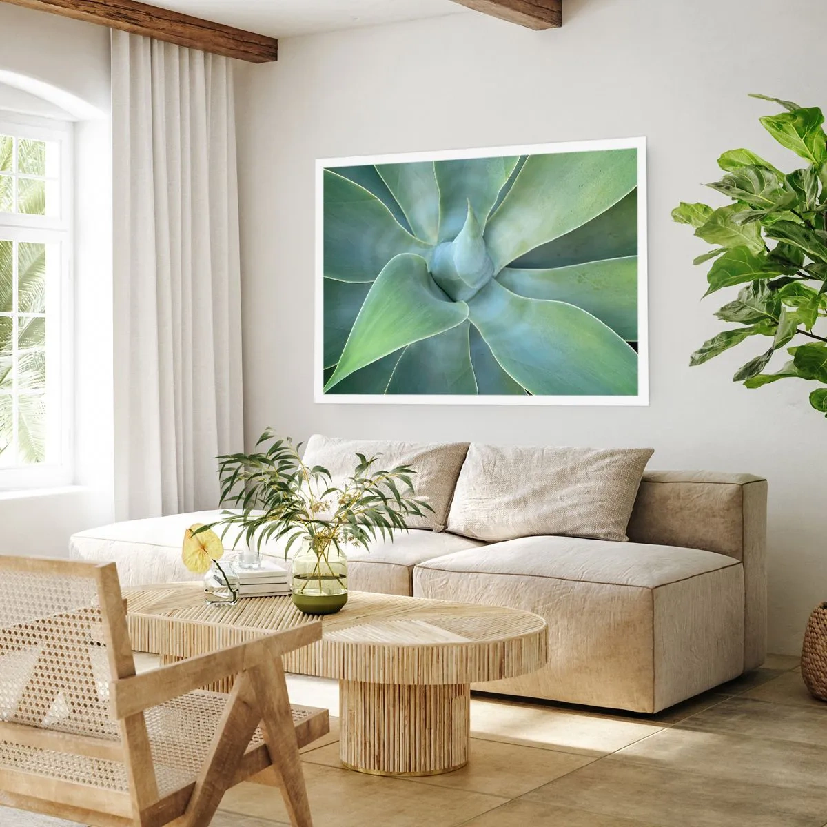 Affiche - Poster - La naissance de la verdure - 50x40 cm