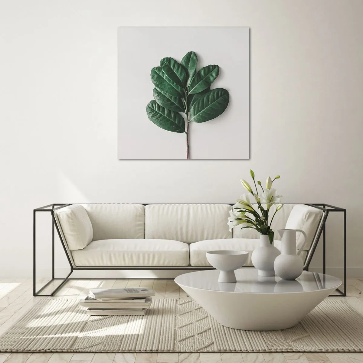 Impression sur verre - Image sur verre - Dessin de la nature elle-même - 70x70 cm