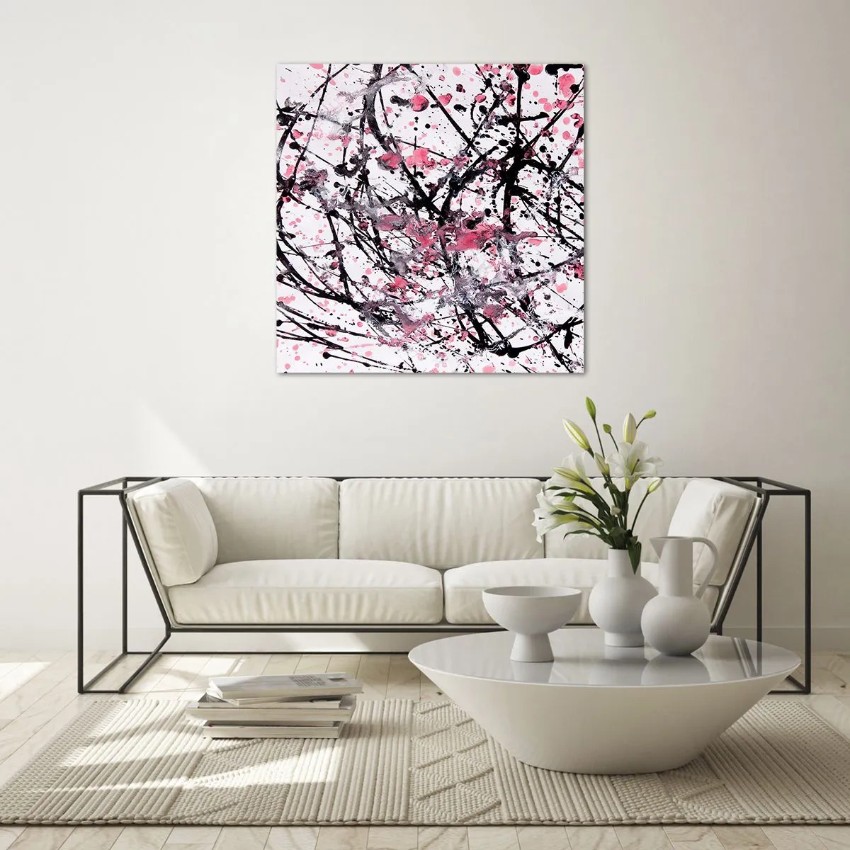 Impression sur verre - Image sur verre - La nature éphémère de la vie - 40x40 cm