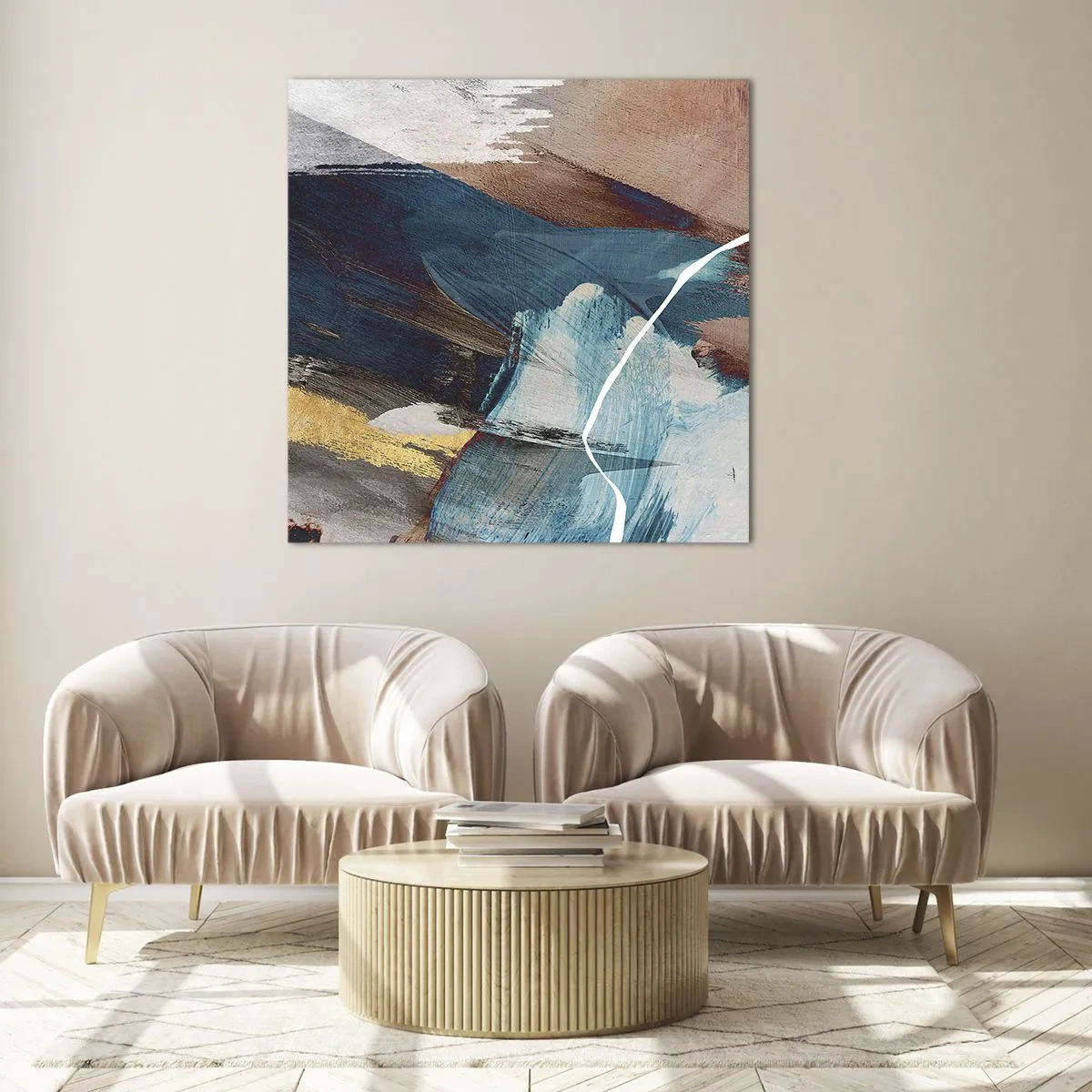 Impression sur verre - Image sur verre - Avec panache et énergie - 30x30 cm