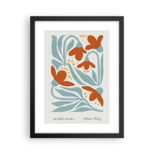 Affiche dans un cadre noir - Poster - Vers la terre, vers le soleil - 30x40 cm