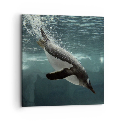 Impression sur toile - Image sur toile - Bienvenue dans mon monde - 70x70 cm