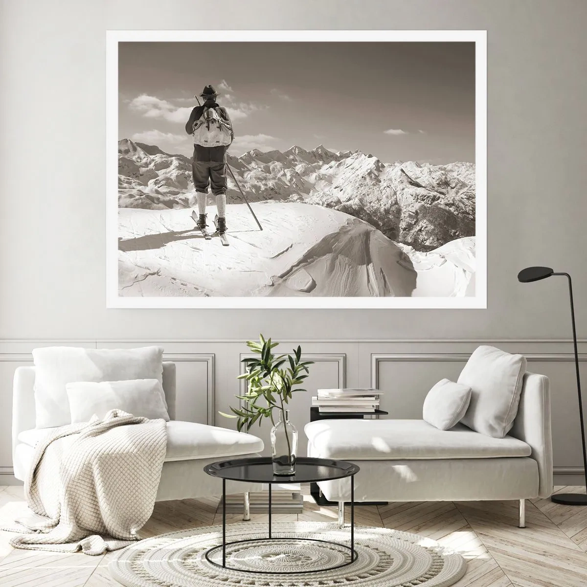 Affiche - Poster - Toutes les mêmes ces montagnes - 50x40 cm