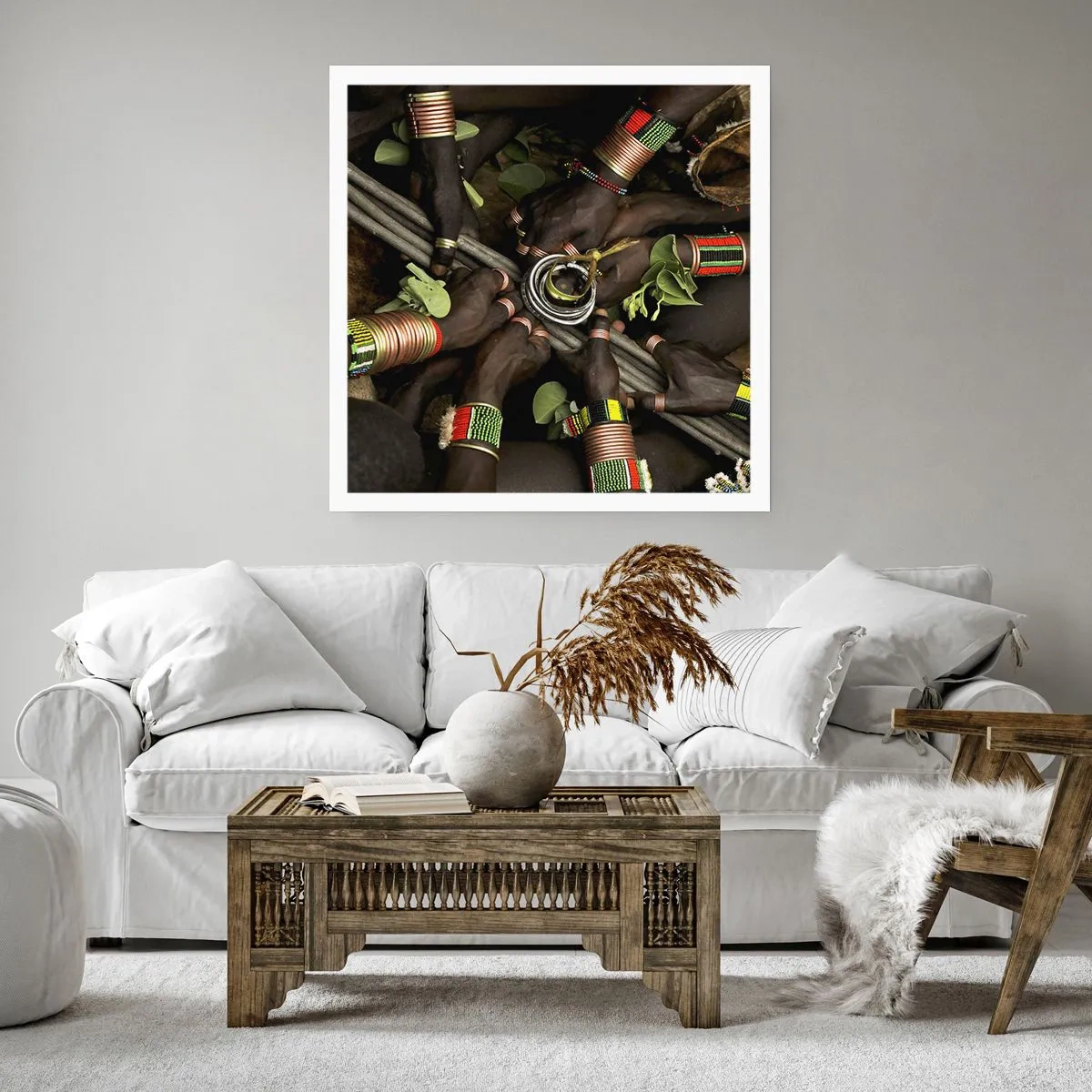 Affiche - Poster - Nous sommes ensemble - 30x30 cm