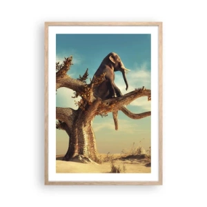 Affiche dans un chêne clair - Poster - Nouveau point de vue - 50x70 cm