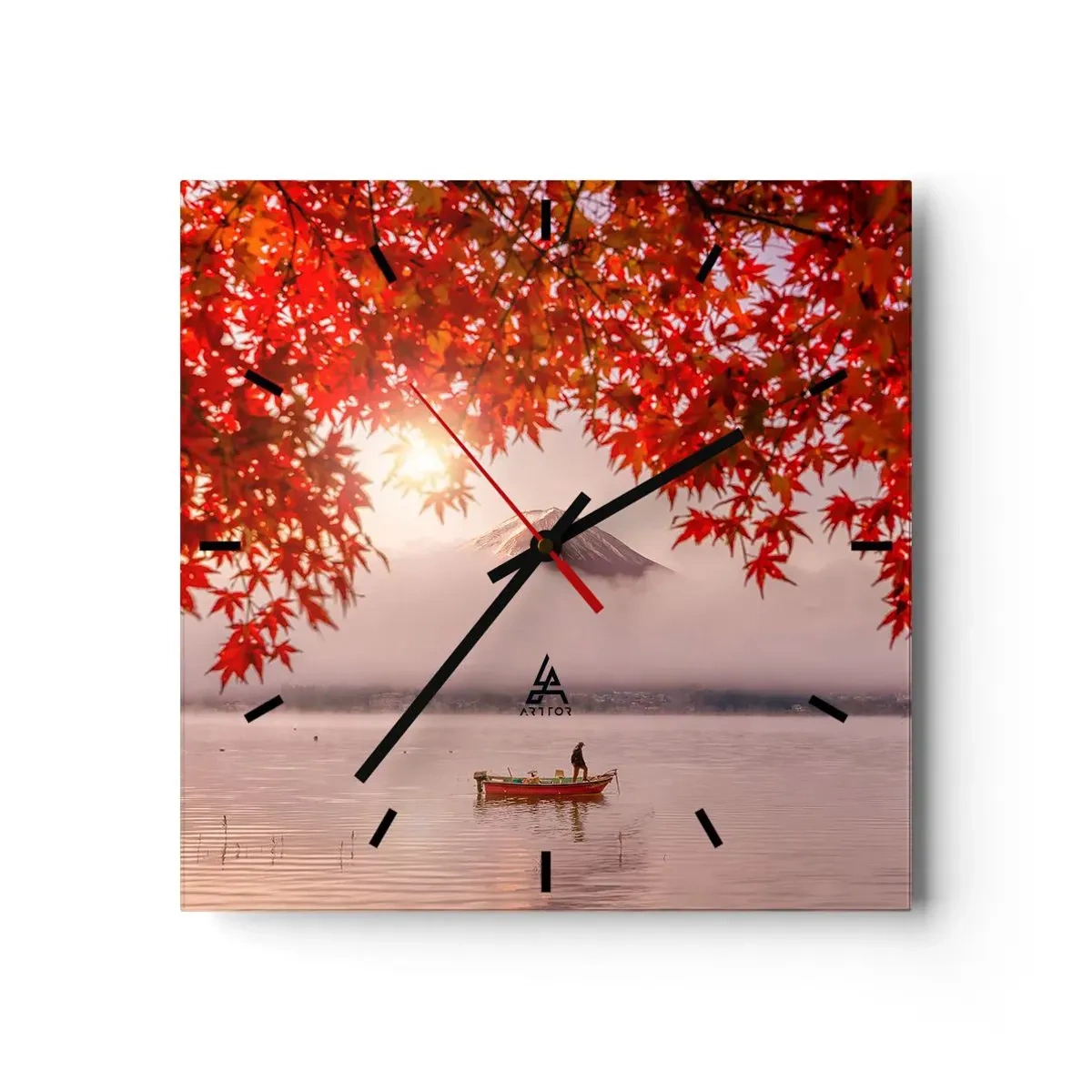 Horloge murale - Pendule murale - Dans le climat japonais - 40x40 cm