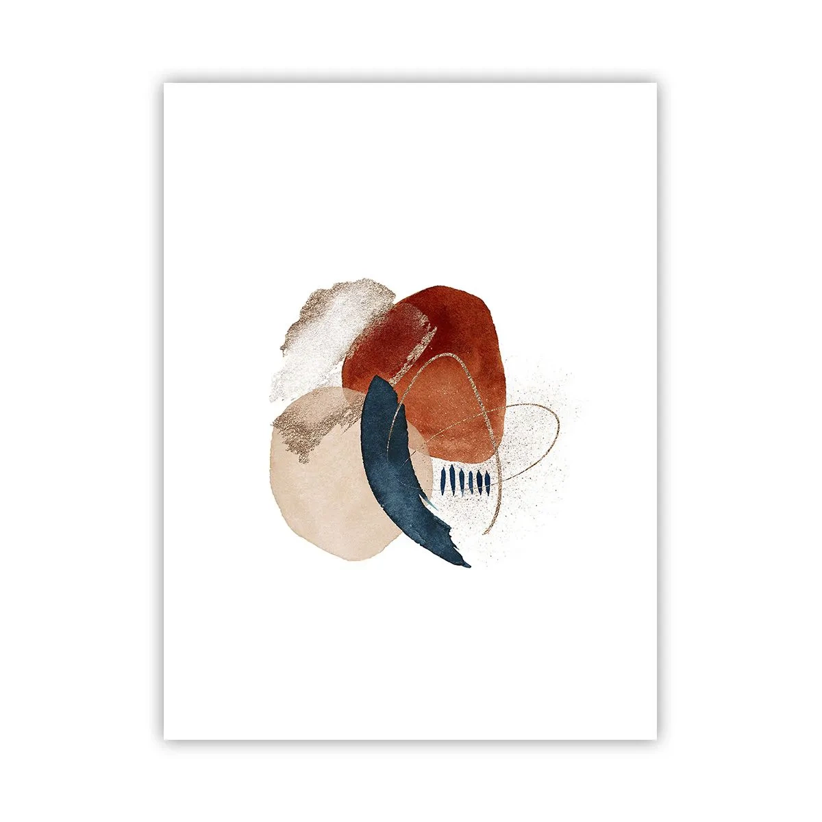 Affiche - Poster - Composition ovale - 30x40 cm