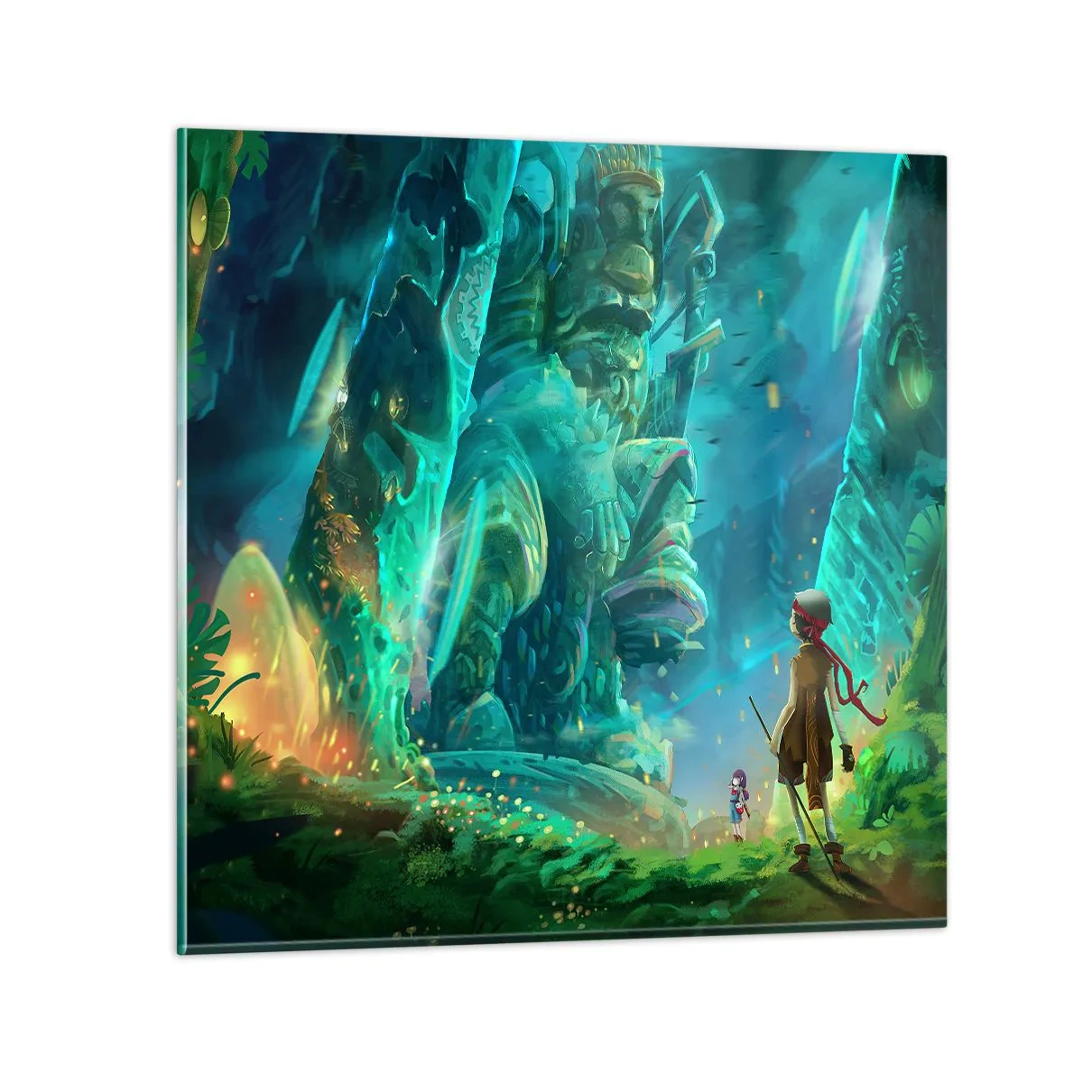 Impression sur verre - Image sur verre - Du grand livre des contes de fées - 60x60 cm