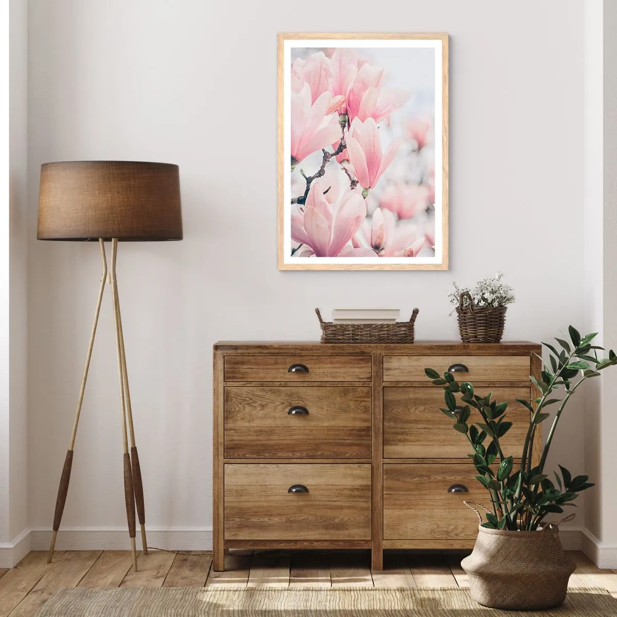 Affiche dans un chêne clair - Poster - Idéal de la subtilité - 61x91 cm