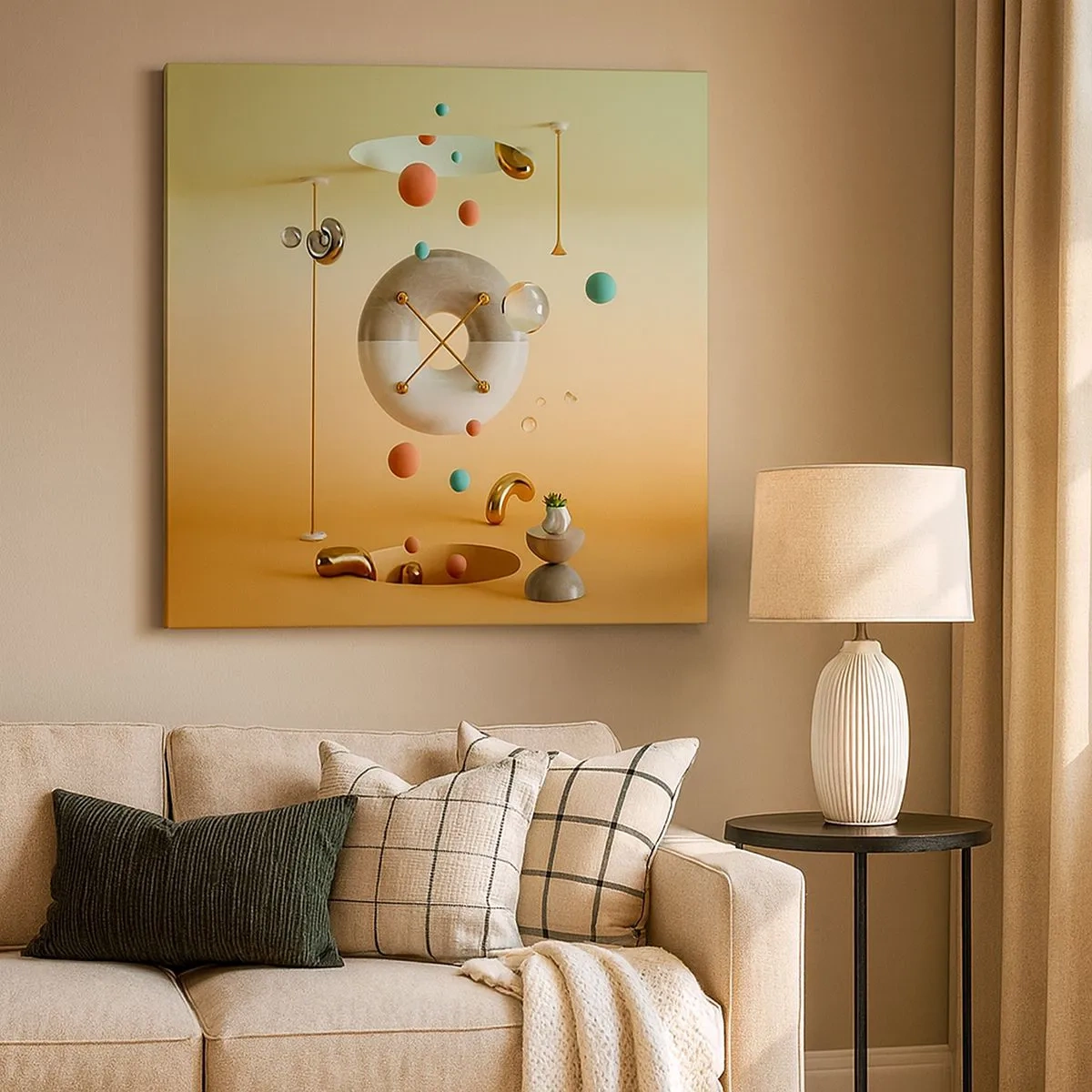 Impression sur toile - Image sur toile - Tout peut arriver - 30x30 cm