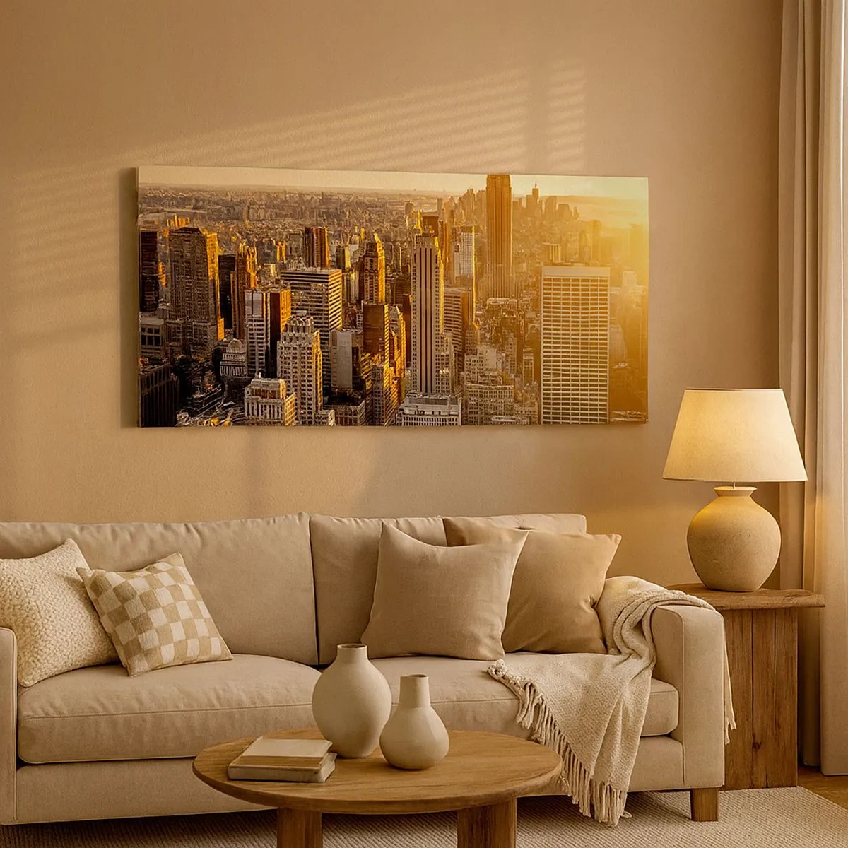 Impression sur toile - Image sur toile - Grandir au soleil - 100x40 cm