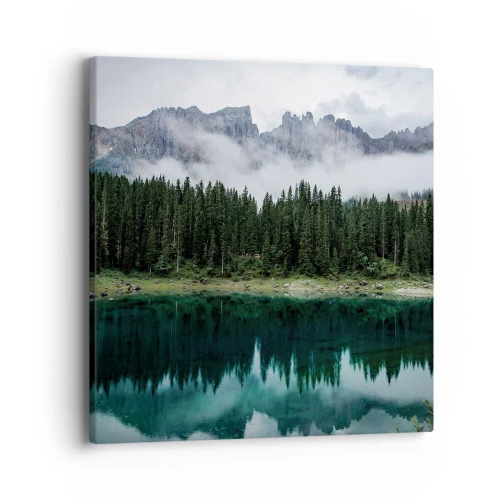 Impression sur toile - Image sur toile - Chut, chut, ne réveillons pas l'eau qui dort - 40x40 cm