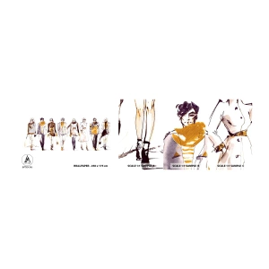 Échantillon de Papier Peint Autocollant Deluxe Sticker - Chic décontracté, élégance décontractée - Femme, Modèle, Mode - 100x30 cm