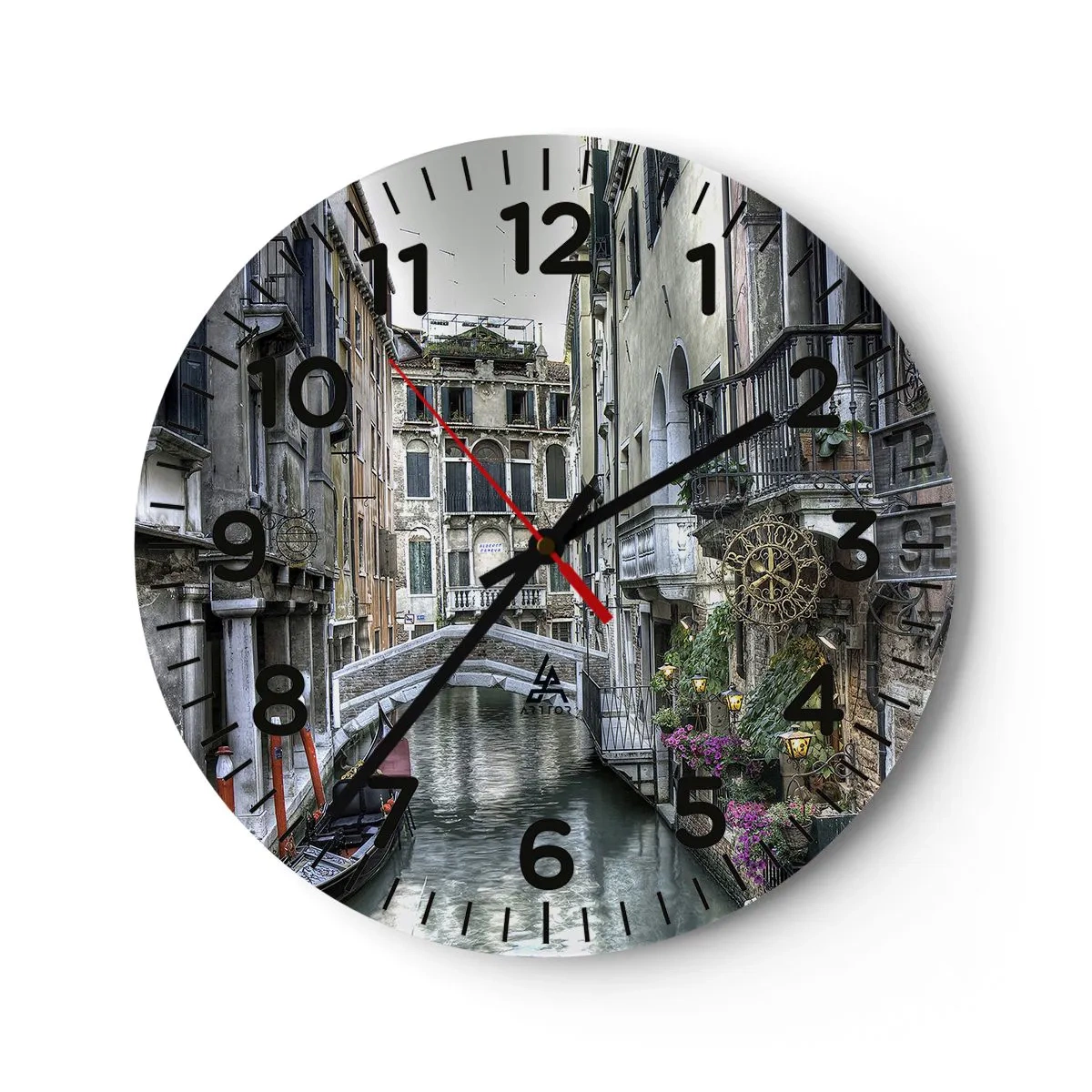 Horloge murale - Pendule murale - Pendant des siècles dans une réflexion silencieuse - 40x40 cm
