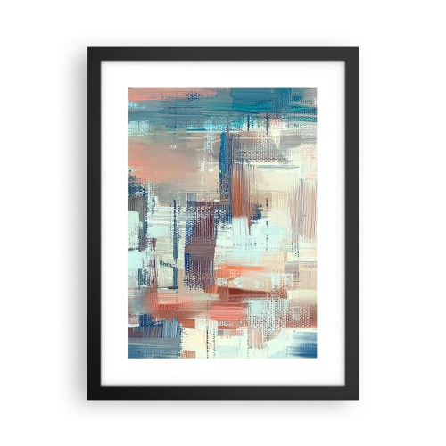 Affiche dans un cadre noir - Poster - Atteindre la lumière - 30x40 cm