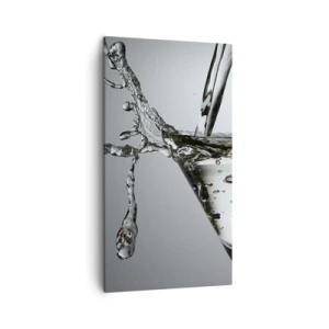 Impression sur toile - Image sur toile - Sur le bord de la coupe - 45x80 cm