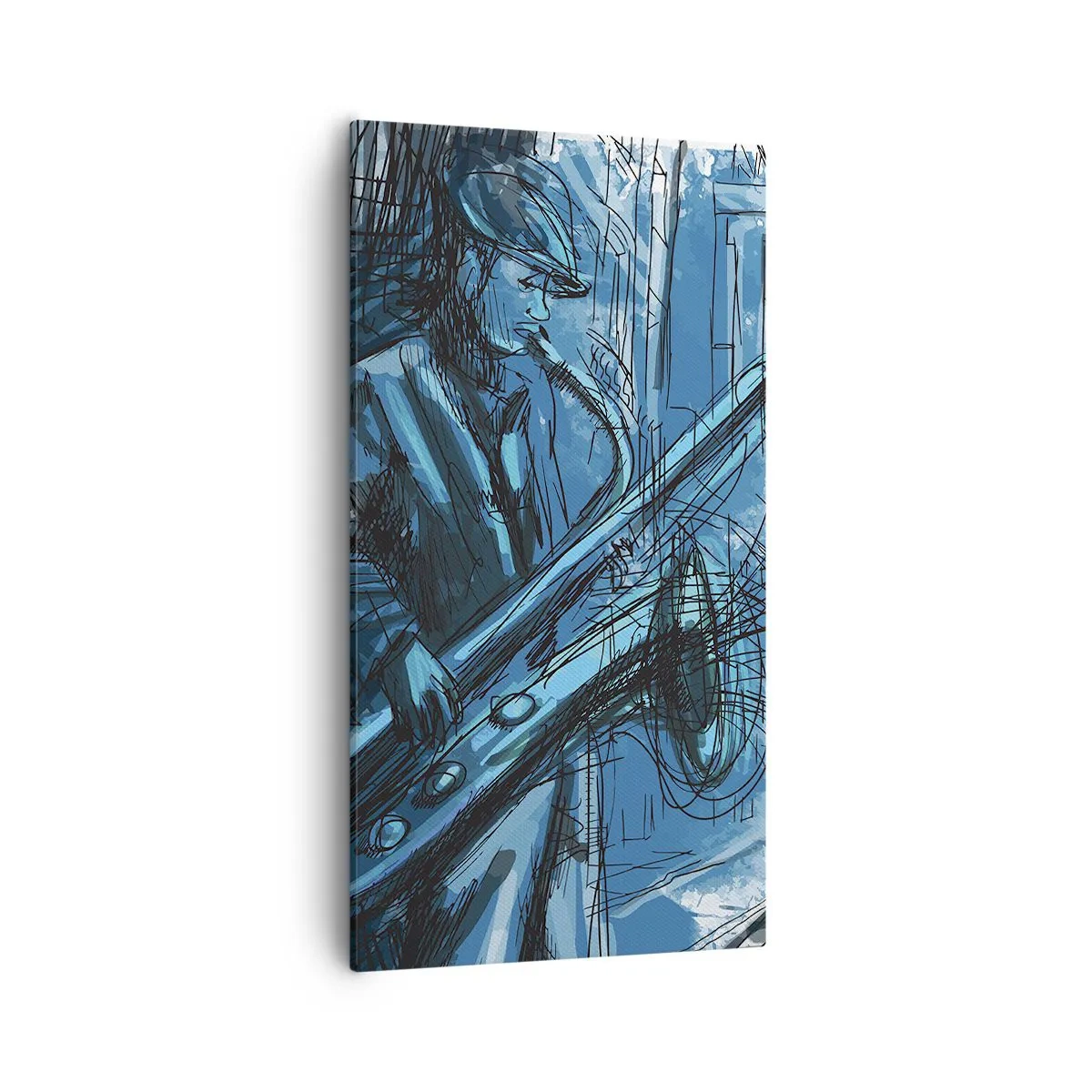 Impression sur toile - Image sur toile - Rhapsodie urbaine - 55x100 cm