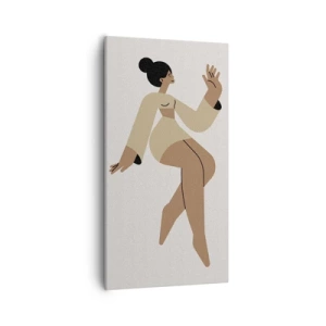 Impression sur toile - Image sur toile - Une forme gracieuse - 55x100 cm