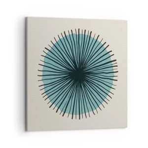 Impression sur toile - Image sur toile - Rayonnant dans l'azur - 50x50 cm