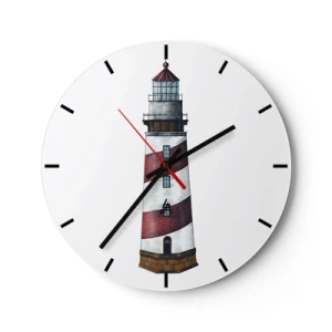 Horloge murale - Pendule murale - Toujours sur ses gardes - 40x40 cm