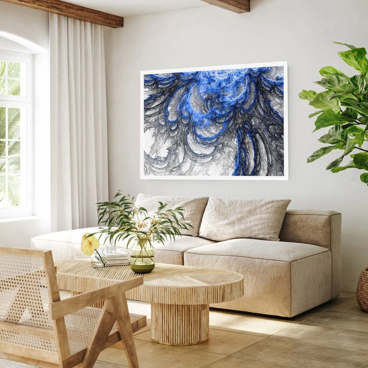 Affiche - Poster - La naissance d'une vague - 70x50 cm