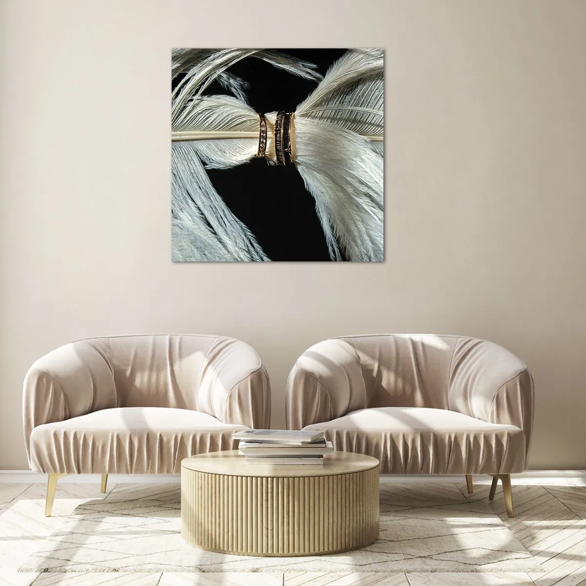 Impression sur verre - Image sur verre - ... et je ne te laisserai pas ... - 50x50 cm