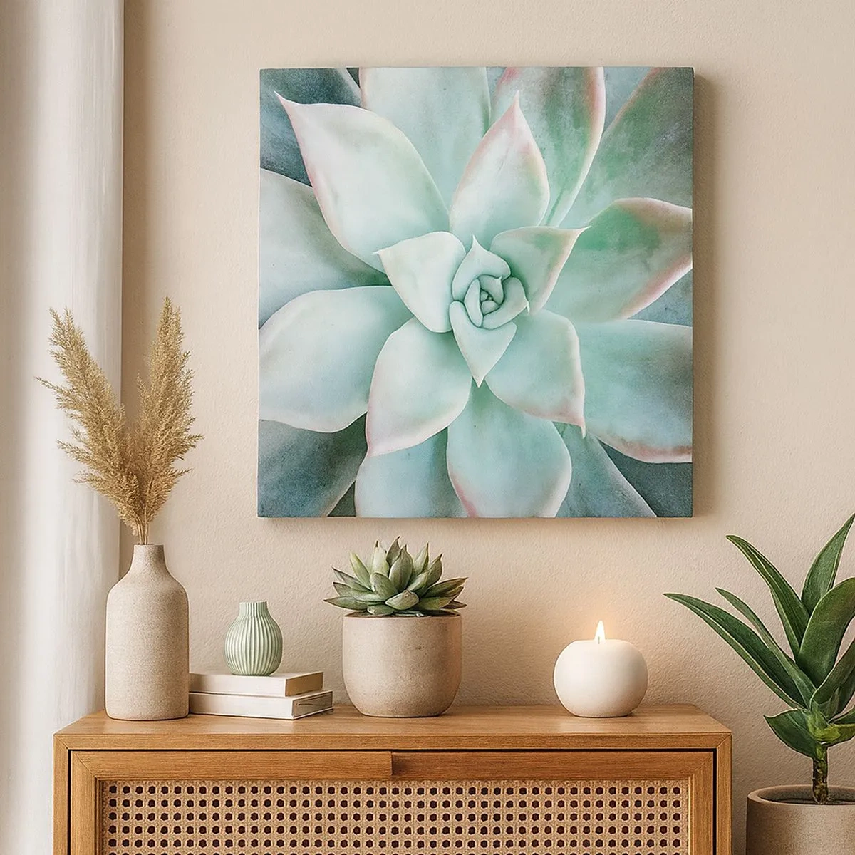 Impression sur toile - Image sur toile - Le coeur du désert - 30x30 cm