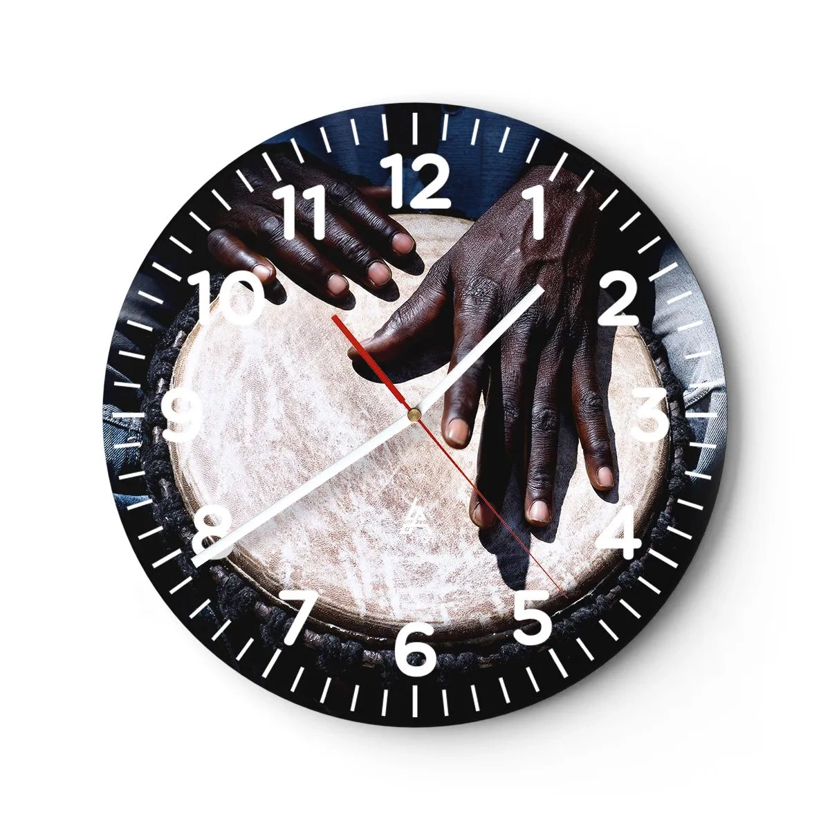 Horloge murale - Pendule murale - Vis à son rythme - 30x30 cm