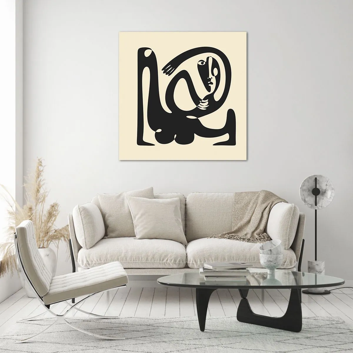 Impression sur verre - Image sur verre - Presque du Picasso - 70x70 cm