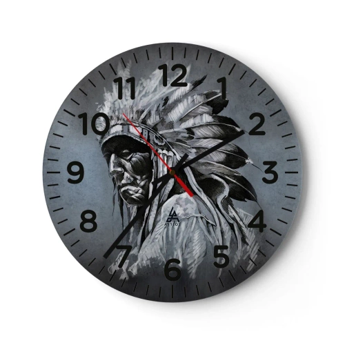 Horloge murale - Pendule murale - Retour aux sources - 40x40 cm