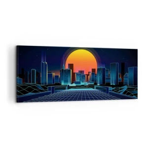 Impression sur toile - Image sur toile - Vous voulez toujours passer au réel ? - 100x40 cm