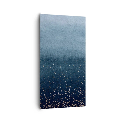 Impression sur toile - Image sur toile - Composition - phases bleues - 65x120 cm