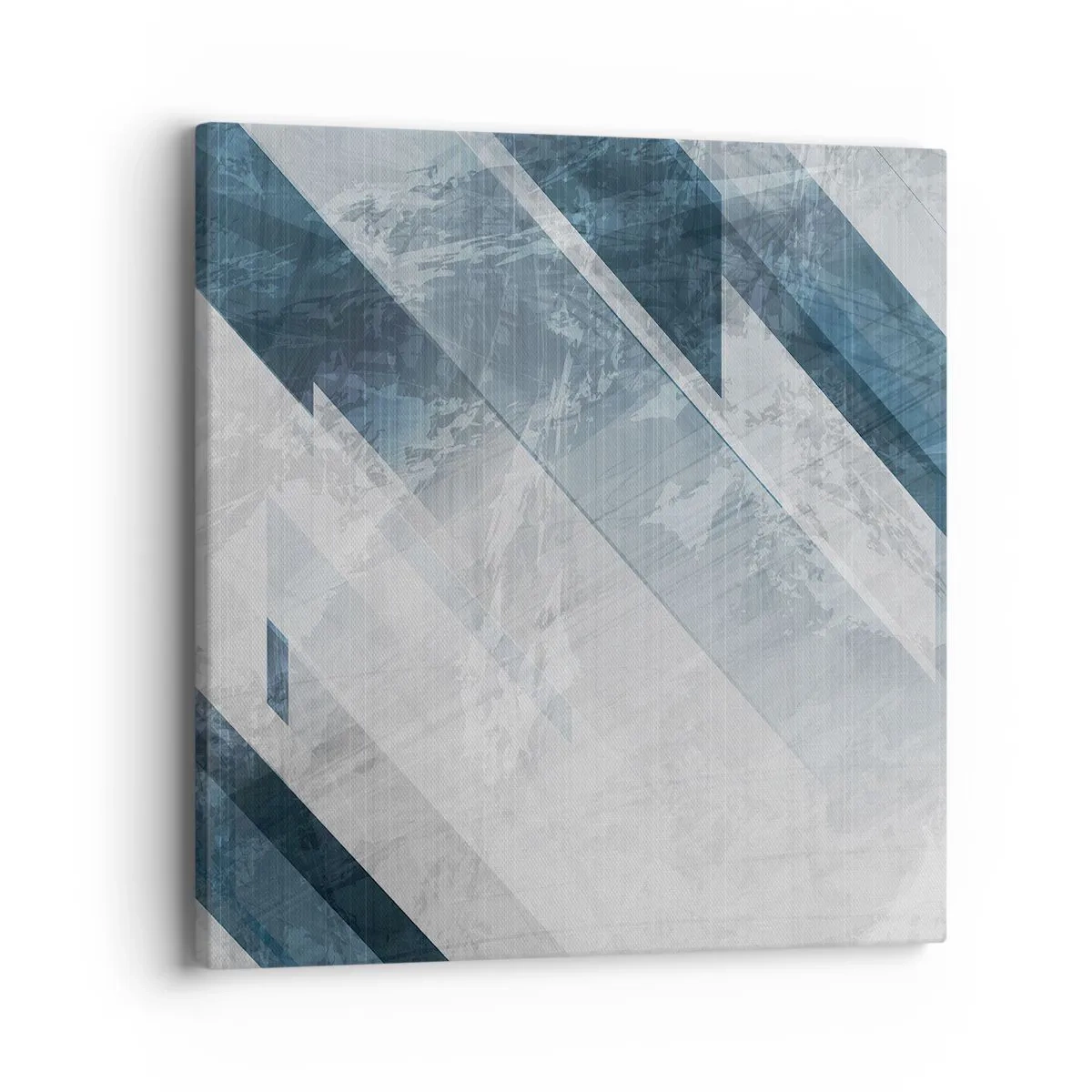 Impression sur toile - Image sur toile - Composition spatiale - mouvement gris - 40x40 cm
