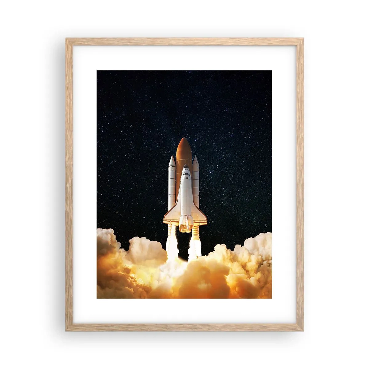 Affiche dans un chêne clair - Poster - Ad astra! - 40x50 cm