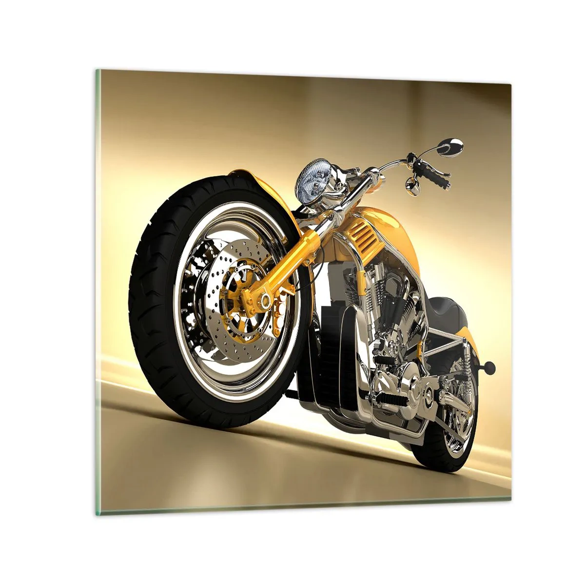 Impression sur verre - Image sur verre - Un rêve de force et de vitesse - 30x30 cm