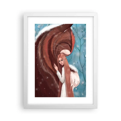 Affiche dans un cadre blanc - Poster - Bienvenue dans le conte de fées - 30x40 cm