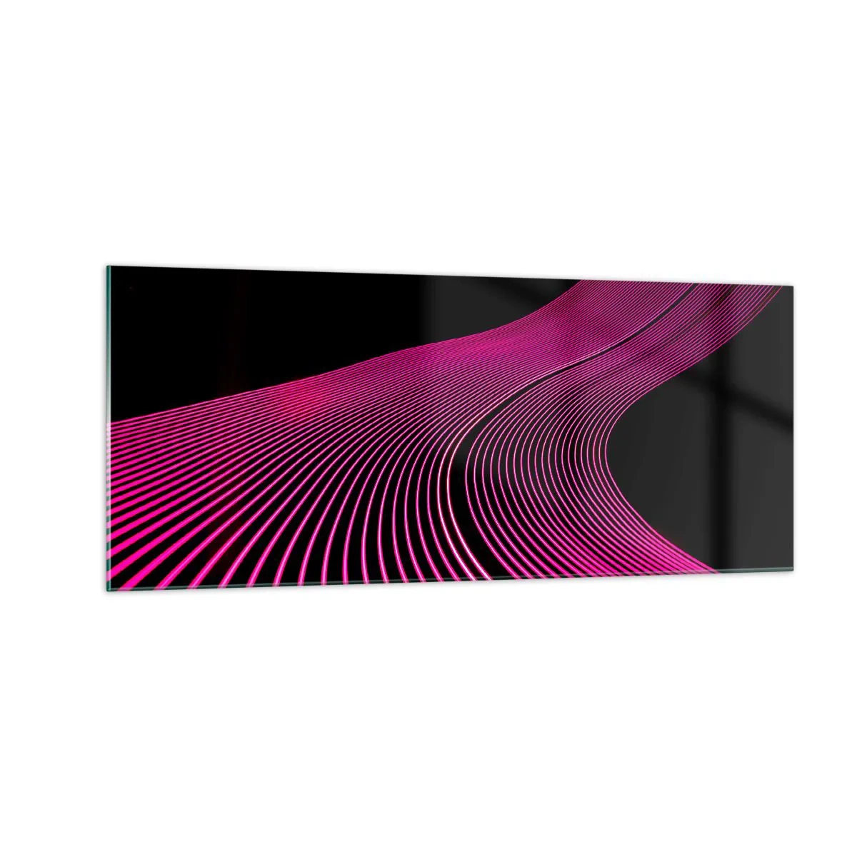 Impression sur verre - Image sur verre - Avenue de lumière - 100x40 cm