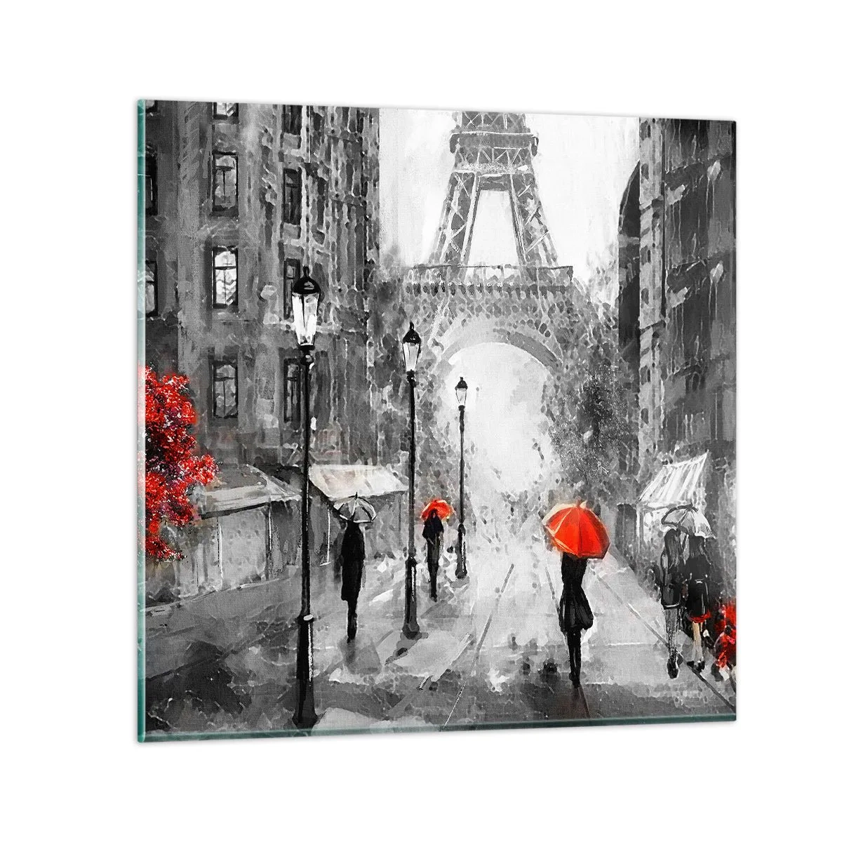 Impression sur verre - Image sur verre - Tous les chemins mènent à elle - 60x60 cm