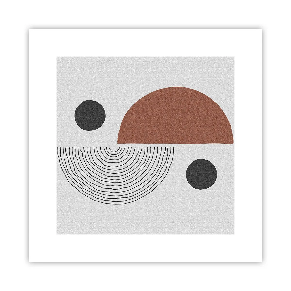 Affiche - Poster - Perfection de la roue - 30x30 cm