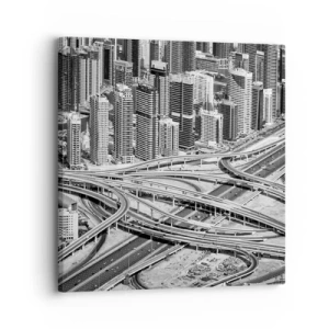 Impression sur toile - Image sur toile - Dubaï - la ville impossible - 30x30 cm