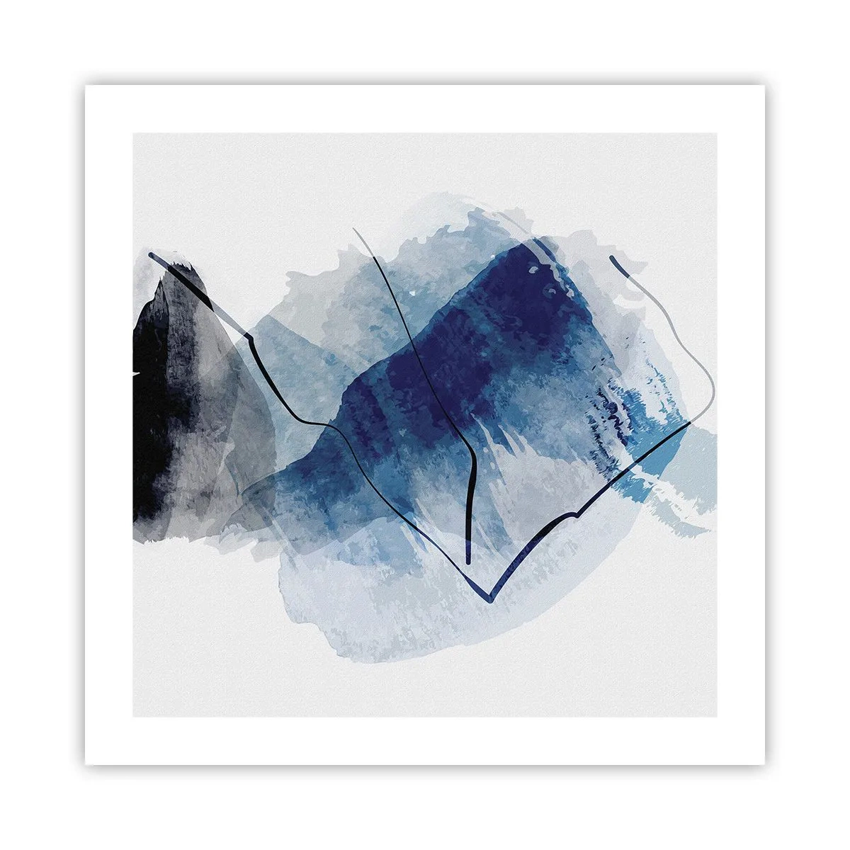Affiche - Poster - Montagne de glace - 50x50 cm