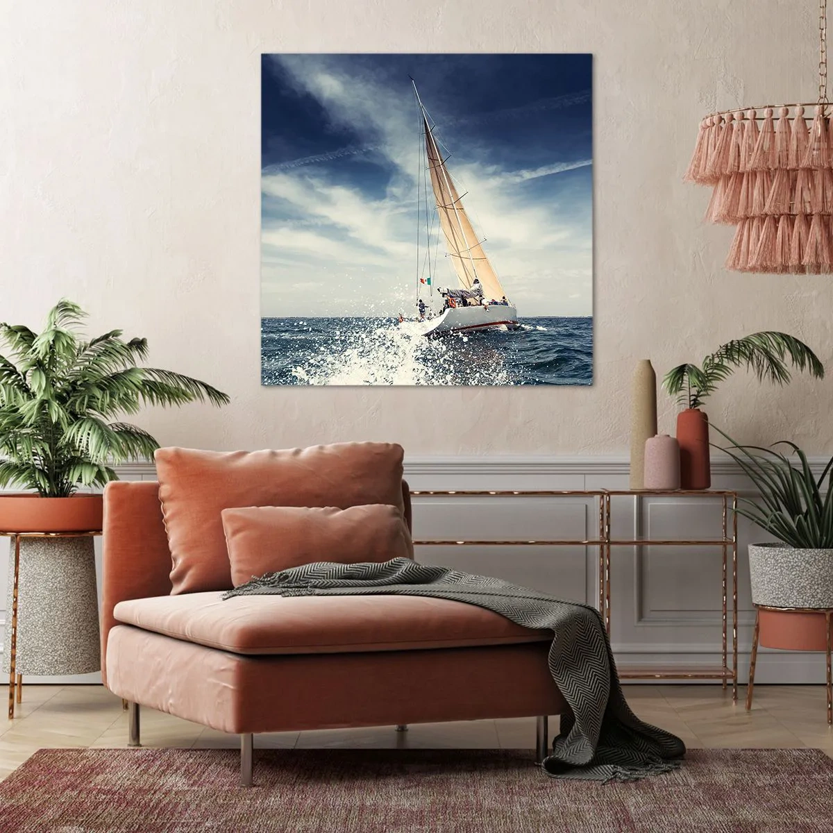 Impression sur toile - Image sur toile - Ils ne nous rattraperont pas ! - 70x70 cm
