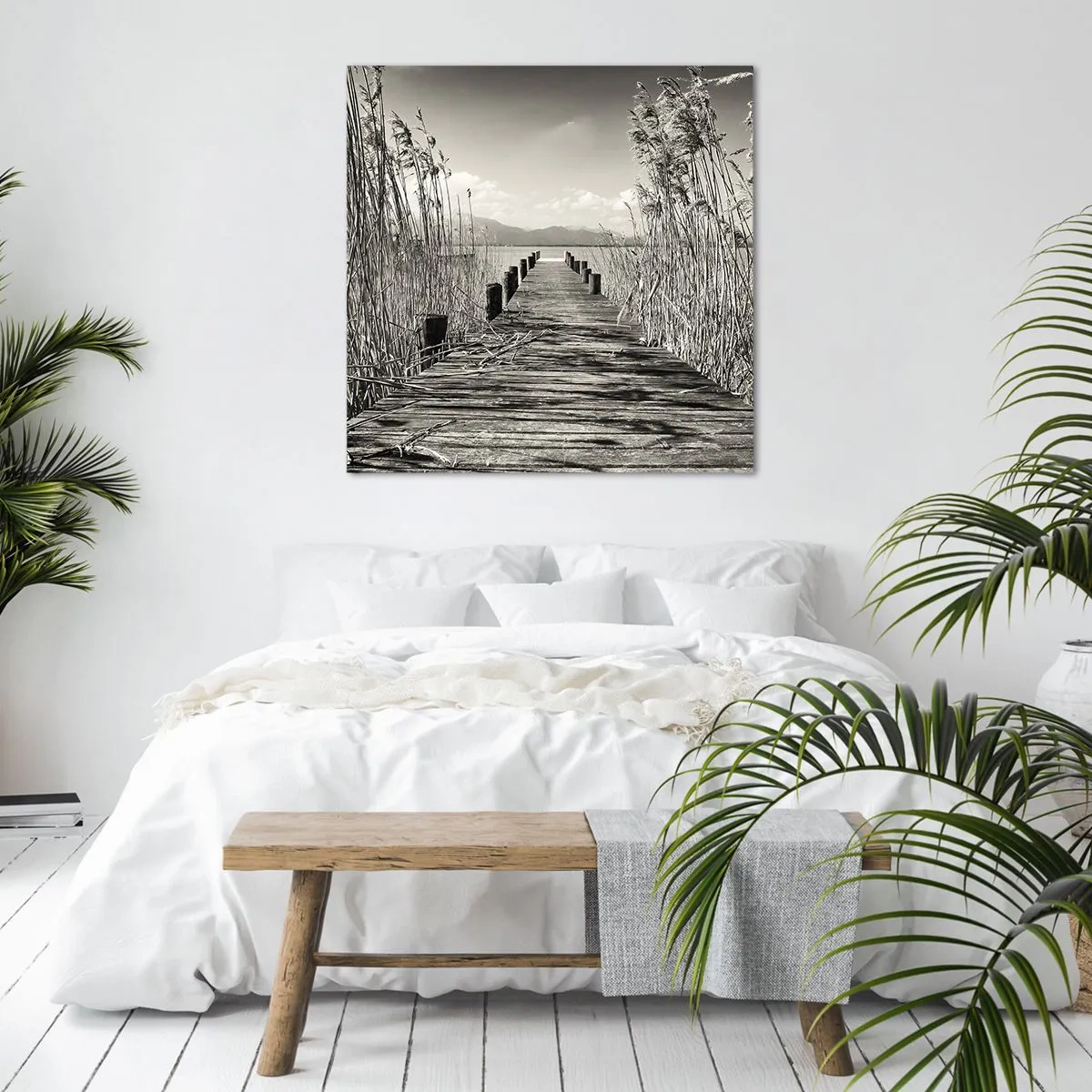 Impression sur toile - Image sur toile - Dans le calme de l'herbe - 40x40 cm