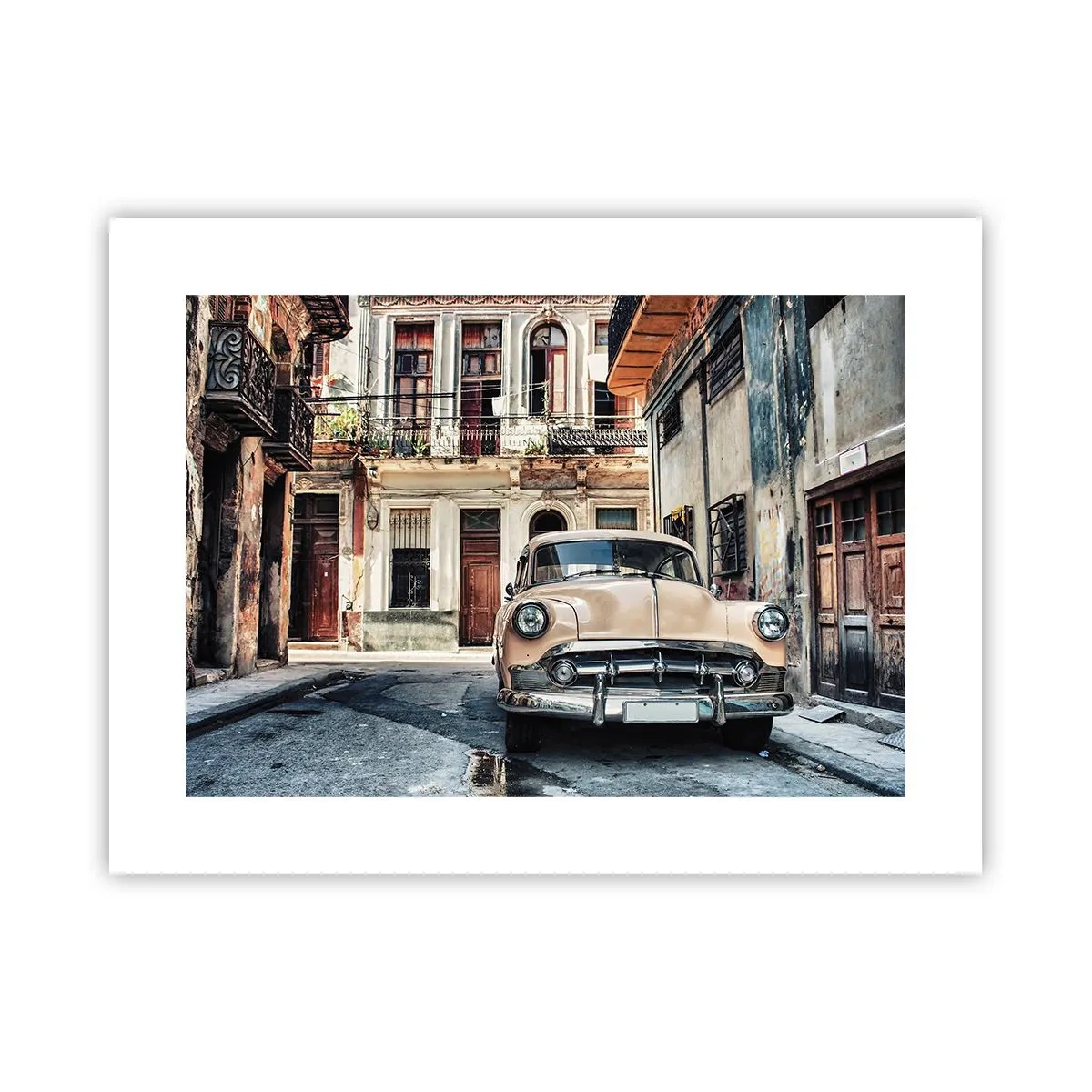 Affiche - Poster - Sieste à La Havane - 40x30 cm