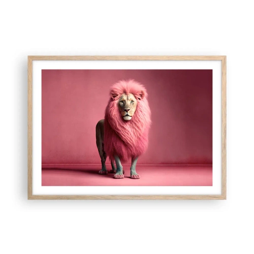 Affiche dans un chêne clair - Poster - Et tu n'as plus peur - 70x50 cm