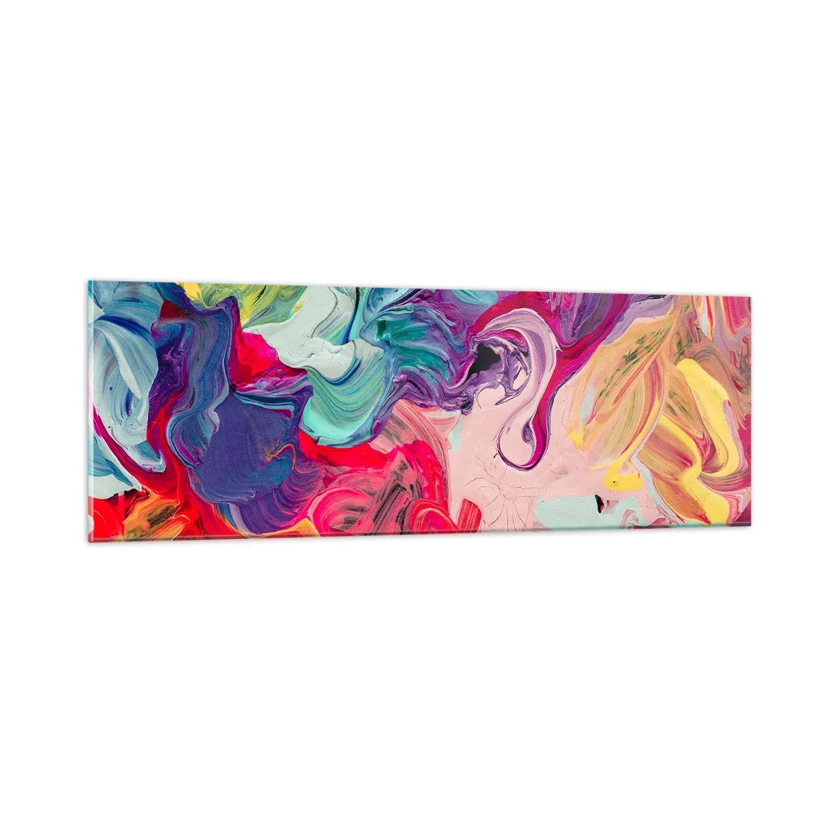 Impression sur verre - Image sur verre - La naissance des couleurs - 90x30 cm