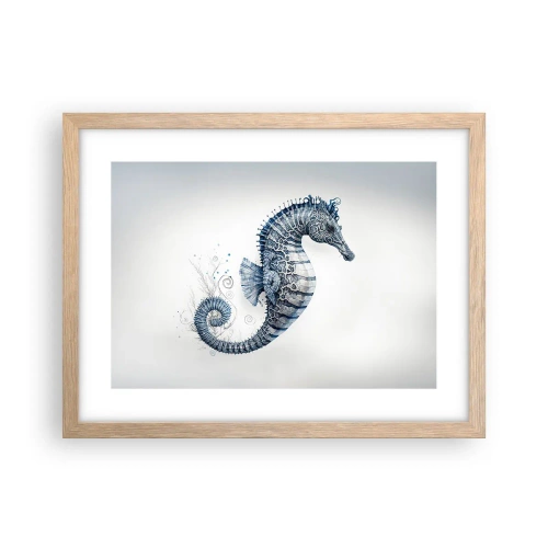 Affiche dans un chêne clair - Poster - Une subtile plaisanterie de la nature - 40x30 cm