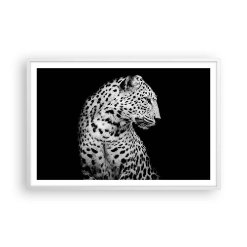 Affiche dans un cadre blanc - Poster - Presque un profil parfait! - 91x61 cm