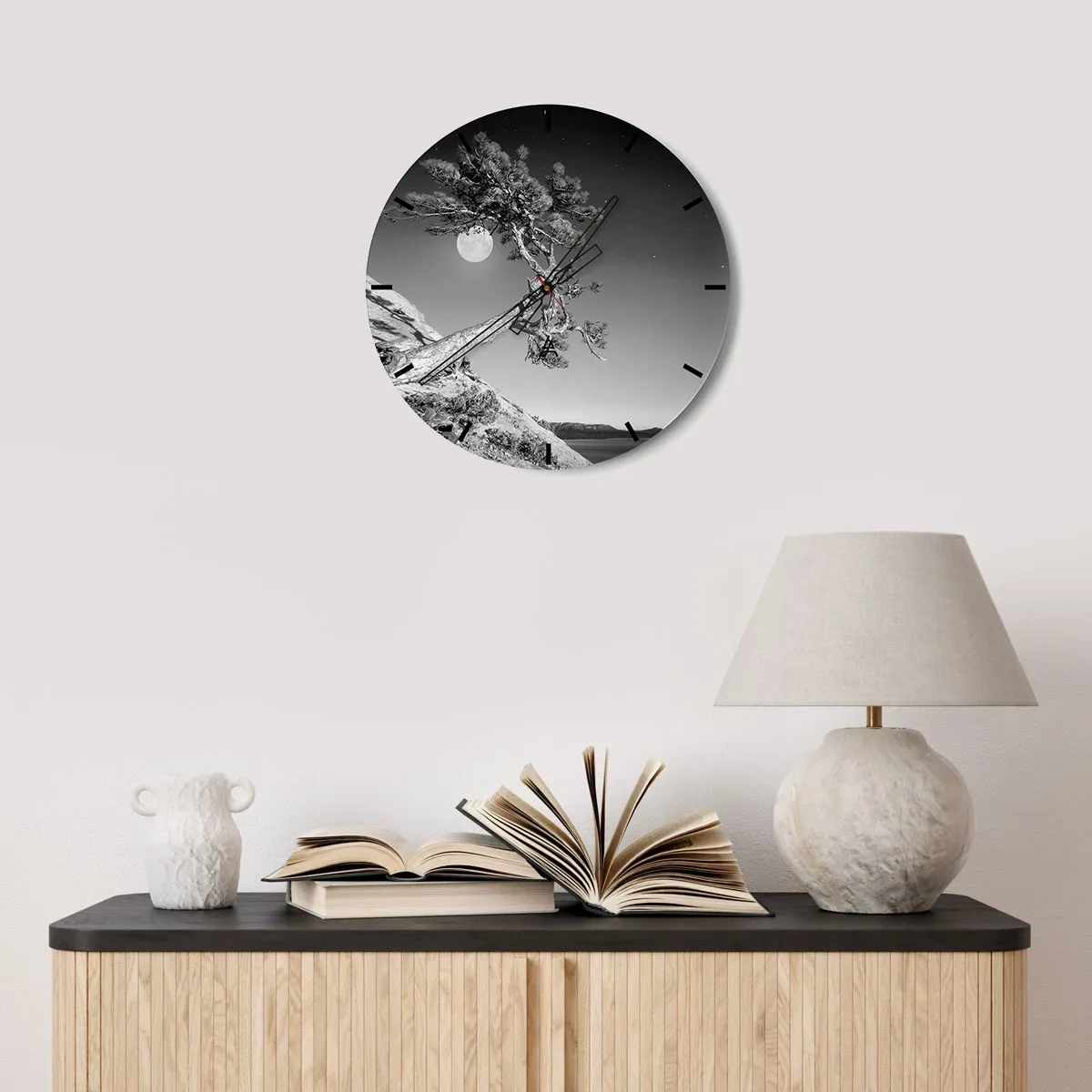 Horloge murale - Pendule murale - Un combattant vainqueur - 40x40 cm