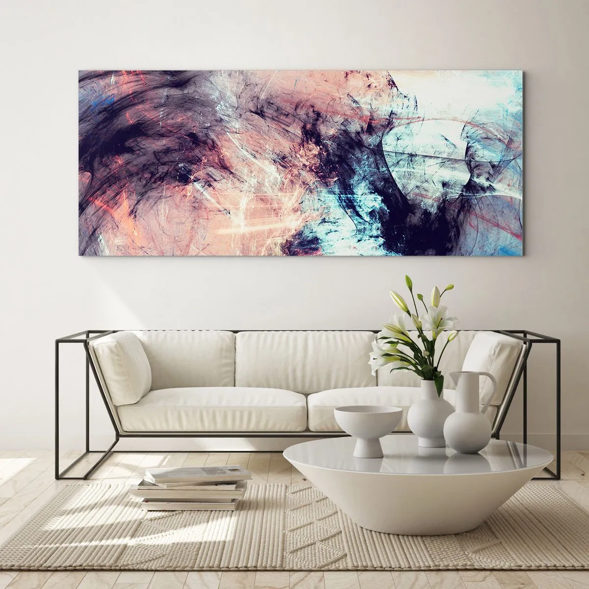 Impression sur verre - Image sur verre - Sentir le vent - 100x40 cm